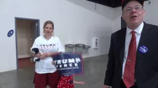 'WICKED DEMON CHILD' Trump Rally Novi, Michigan 9-30-2016