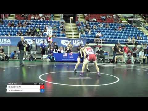 Junior GR 132 Round of 64 - Devontae Gutierrez (NE) vs. Dylan Schickram (OK)