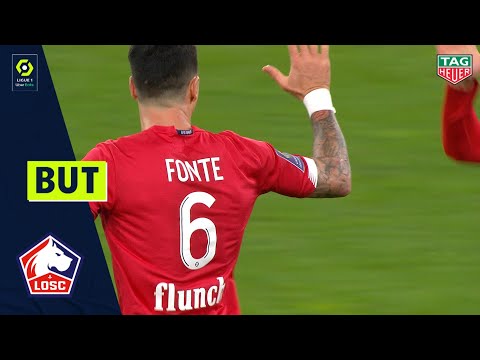 But José FONTE (87' - LOSC LILLE) LOSC LILLE - RC STRASBOURG ALSACE (1-1) 20/21