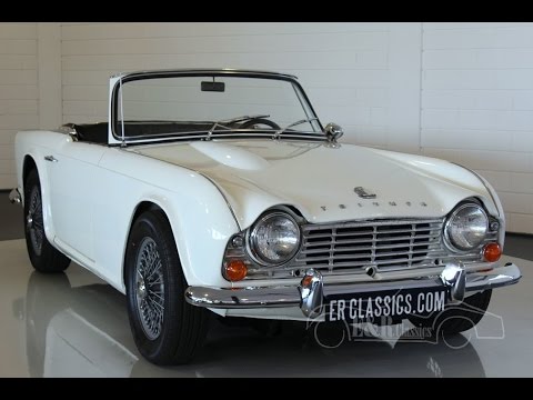 Triumph TR4 1964 Old English White restored very good condition -VIDEO- www.ERclassics.com