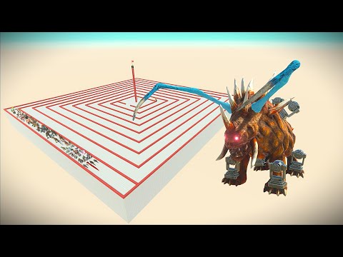 ESCAPE FROM ALIEN HELLHOUND - LAST SURVIVOR - UPHILL COURSE - ARBS - Animal Revolt Battle Simulator