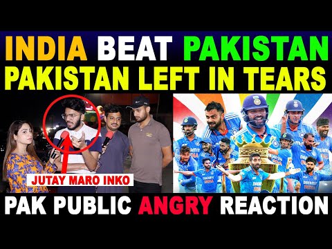 INDIA WON BY 7 WICKETS | PAKISTAN LEFT IN TEARS | IND VS PAK WORLD CUP 2023 MATCH | ANGRY REACTION