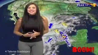 Error de vestuario hace viral a la chica del tiempo