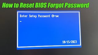 How to Reset BIOS Forgot Password HP Compaq DC7800