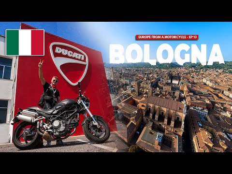 Exploring Ducati's Hometown Bologna, Italy (City Tour & Ducati Factory)