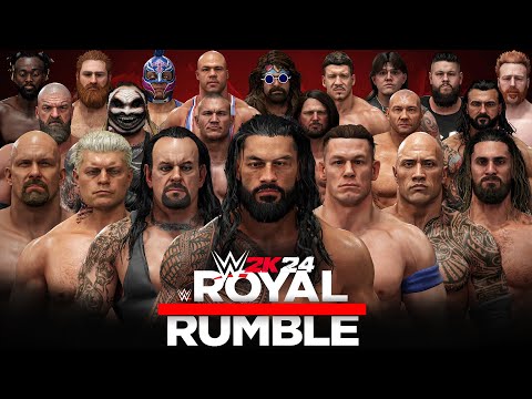WWE 2K24  - 30 Man Royal Rumble Match! (PS5)