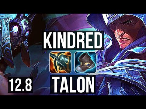 KINDRED vs TALON (JNG) | 74% winrate, 8/1/6, Rank 14 Kindred | NA Challenger | 12.8