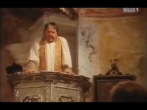 ARNOLD TOVORNIK pridiga kot župnik v filmu Idealist