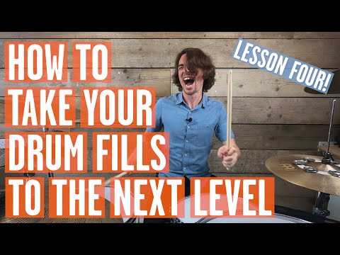 The LINEAR DRUM FILL EVERY DRUMMER NEEDS in their vocabulary! The '4's and 3's Concept - Lesson 4'
