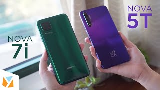 Huawei Nova 7i vs Huawei Nova 5T Comparison Review