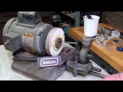 Restoring a LISLE Drill Grinder pt 1Tips #460 tubalcain