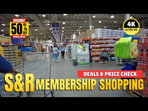 [4K] S&R Shopping Tour 2026  Buy 1 Take 1 + 50% Off Deals!