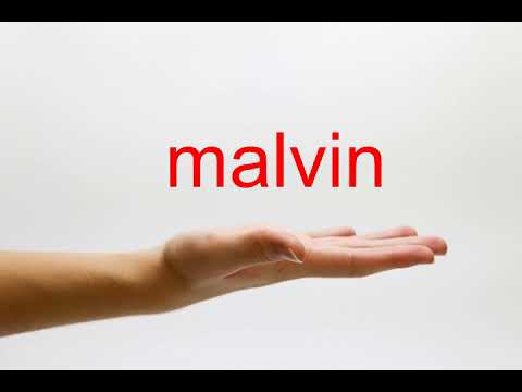 How to Pronounce malvin - American English