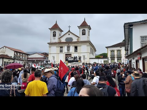 8- Romaria das Águas e da Terra em Mariana MG _Pelas ruas da cidade de #marianamg 