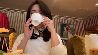 [ステイvlog #10: London] ホテルのティールームでヌン活｜姉と半日だけロンドン観光