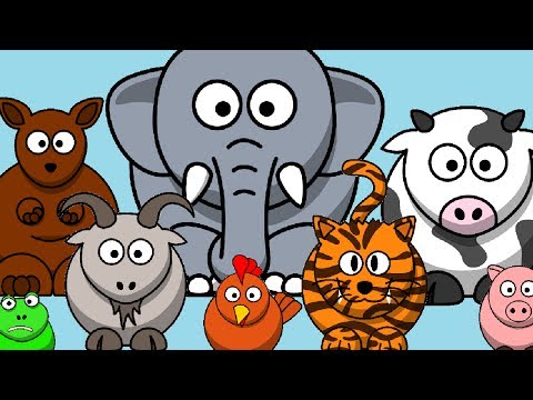 The Animal Sounds Song | Kids Learning Videos