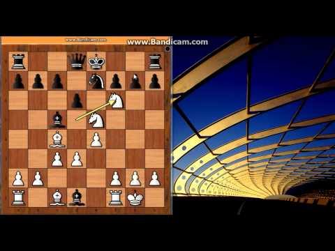MATIRANJE najlepši deo šahovske igre - POLLOCK vs HALL-Legalov mat u igri tri Skakaca # 223