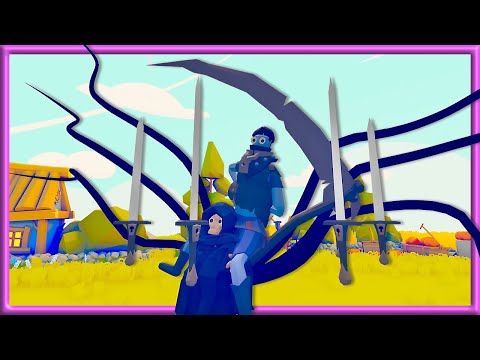 Swordcaster on Reaper vs Every Faction - TABS MODS Wild West Faction Update Gameplay