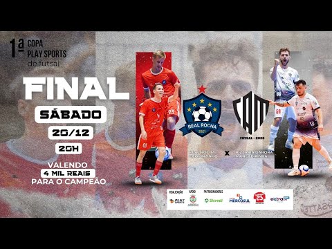 COPA PLAY SPORTS- 🔴🔵REAL ROCHA X PIZZARIA DAHORA ⚪⚫ - GRANDE FINAL