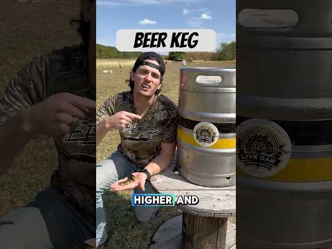 Bulletproof testing a beer keg with increasing caliber bullets