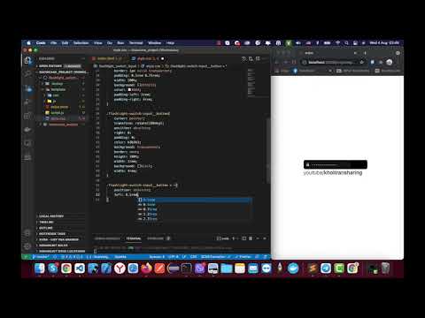 Flashlight Switch Input Using Html Css Javascript Khoi Tran Sharing