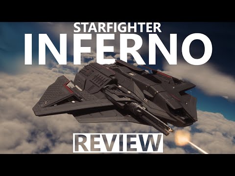 Star Citizen 4.0.2 - 10 Minutes More or Less Ship Review - Crusader Starfighter INFERNO