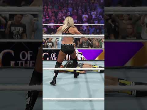 Charlotte Flair DESTROYS Becky Lynch with Ultimate Finish! | WWE 2K24 #wwe #shorts