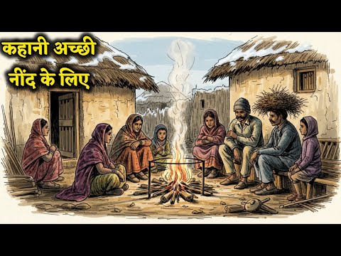 कड़ाके की ठंड और जंगल की आखिरी सुखी लकड़ी। कहानी अच्छी नींद के लिए।#sleepingstories #bedtimestories 