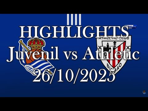 HIGHLIGHTS | Real Sociedad Juvenil - Athletic Club sub19 | División de Honor Juvenil J6 (26/10/2025)