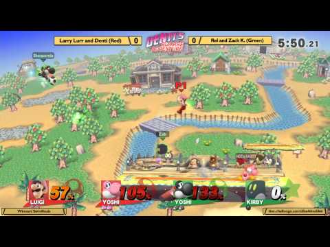 DBA 4 Smash 4 - Larry Lurr and Denti vs YellowRello and Zack K - Winners Semifinals
