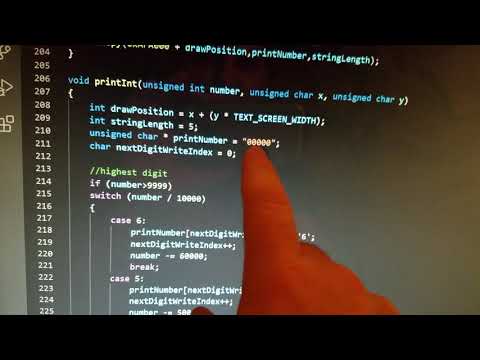 Foenix 256 WDC C Integer to String