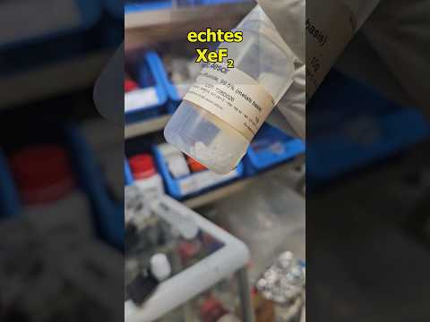 Xenondifluorid - die simpelste Edelgasverbindung #chemie #experiment #Xenon #Fluor