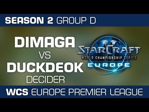 DIMAGA vs. duckdeok - Decider - Group D Ro32 - WCS European Premier League - StarCraft 2