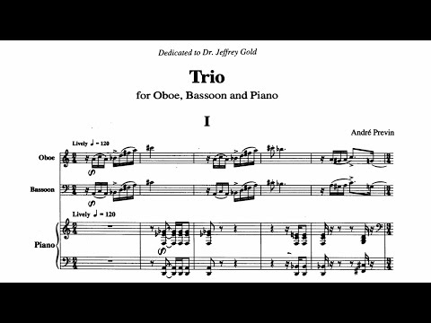 André Previn: Trio for Oboe, Bassoon, and Piano (1996)