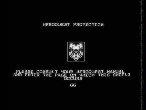 Hero Quest (Atari ST) - anti piracy protection