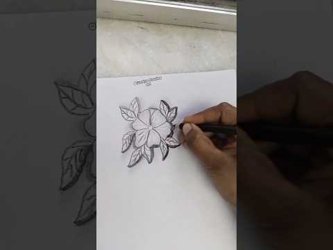 Easy Flower drawing technique #art #drawing #sketch #youtubeshorts #shorts #viral #ranked