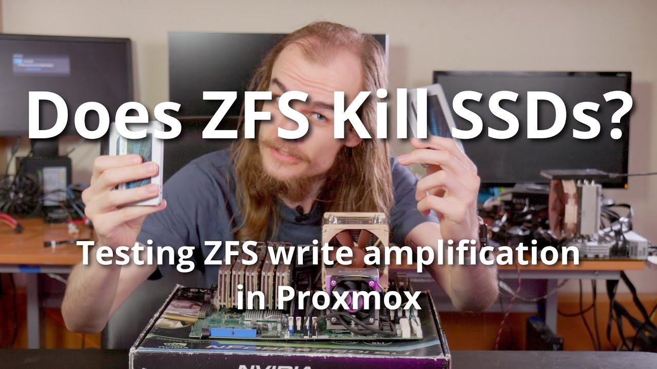 Does ZFS Kill SSDs? Testing Write amplification in Proxmox