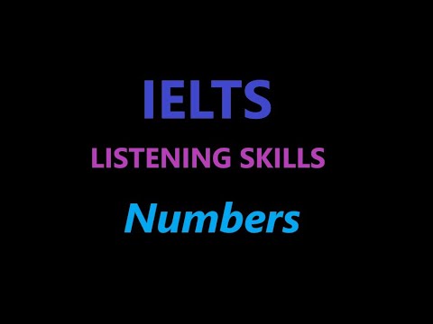 Part 1 of IELTS Listening Skills - NUMBERS   #ielts #ieltslistening #ieltstest #ieltsprep