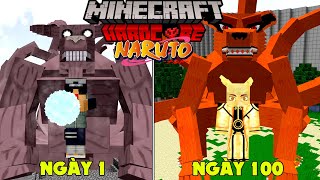 RAKYVN SINH TỒN 100 NGÀY TRONG MINECRAFT NARUTO SIÊU KHÓ !