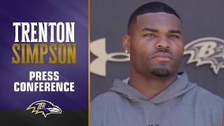 Trenton Simpson on Learning From Roquan Smith | Baltimore Ravens