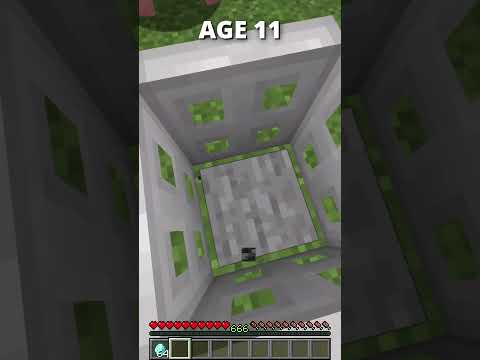 Zqube - How To Escape Minecraft Traps In Every Age🤯 #shorts