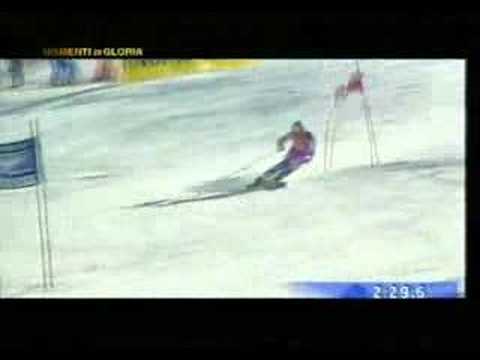 Sci - Deborah Compagnoni vince il Gigante a Sestriere 1997