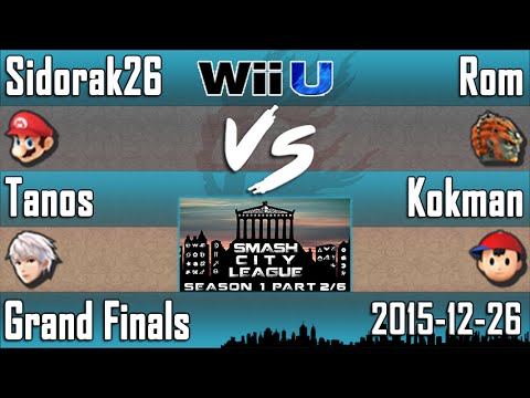 SCLS1P2 - Sidorak26 & Tanos (Mario & Robin) vs Rom & Kokman (Ganon & Ness) - GF - Smash 4