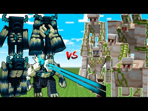 ALL WARDENS  vs ALL IRON GOLEMS!