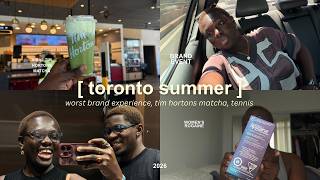 toronto summer vlog 🇨🇦 a brand stood me up (i was SO mad) + women's rogaine 5% & tim hortons matcha