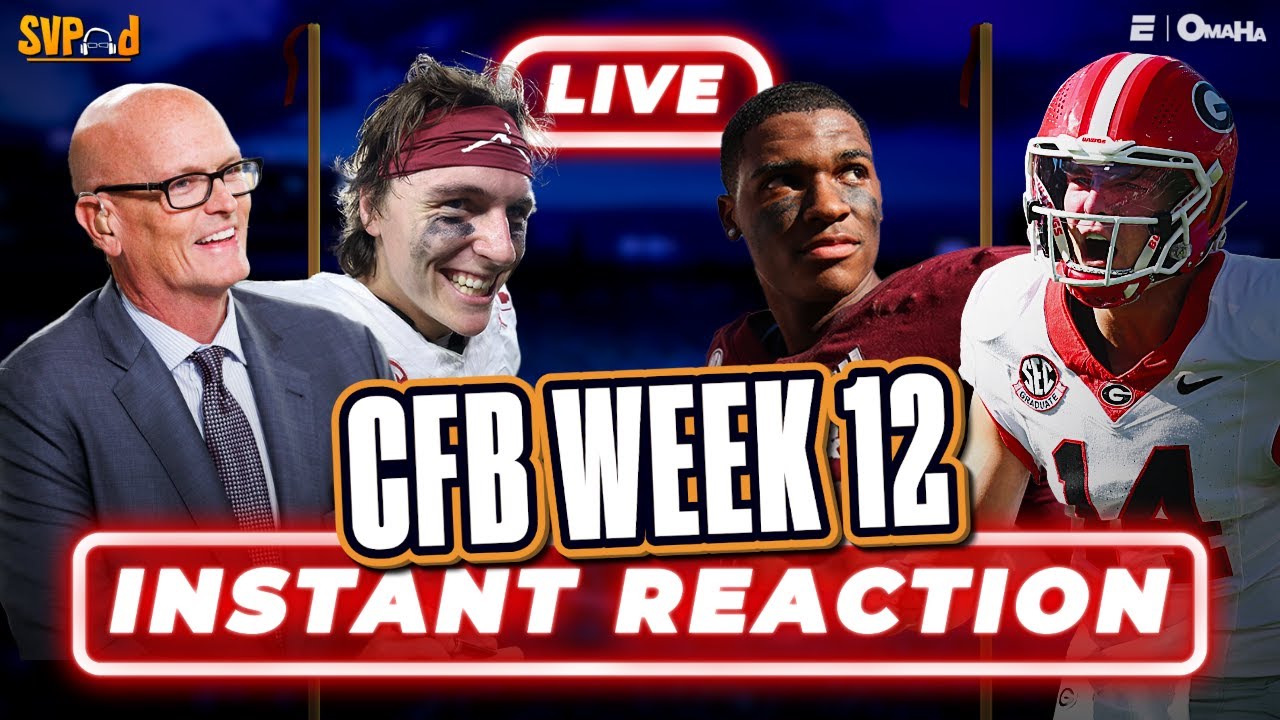 CFB Week 12 INSTANT REACTIONS! SVP and Stanford Steve recap Texas-Georgia, Oklahoma-Alabama and more
