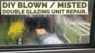 Double Glazing Unit Condensation / Blown DIY Repair.