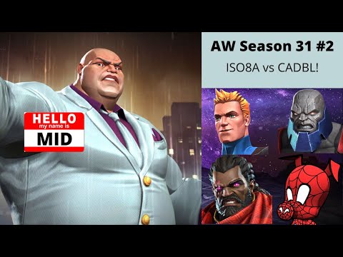 Using Kingpin in war??? AW Season 31 #2.  ISO8A vs CADBL