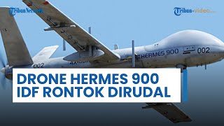 Superioritas Pertahanan Udara Israel Keok, Drone Hermes 900 IDF Rontok Dirudal Hizbullah