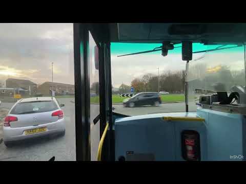 Full Route Visual: Go North East service X900 | South Shields to Heworth | 6956/LX09FAM